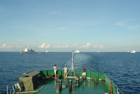 La Chine mobilise des avions de combat pour protéger sa plate-forme